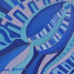 Abstract Art Gallery – Azure – Contemporary Artwork by Weybridge Surrey Artist Jane Atherfold