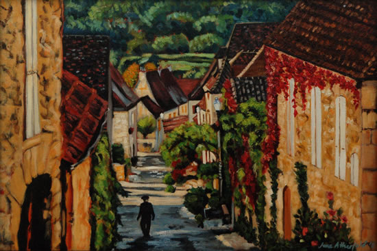 Dordogne Early Morning in Dommes - France Art Gallery Dordogne Early Morning in Dommes - France Art Gallery