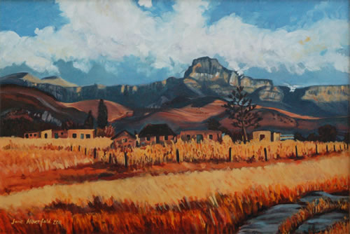 Foothills in the Drakensberg - South Africa Art Gallery Foothills in the Drakensberg - South Africa Art Gallery