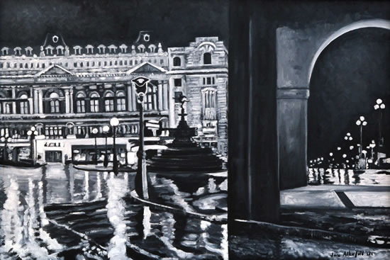 Piccadilly Circus - London by Night Art Gallery Piccadilly Circus - London by Night Art Gallery