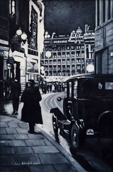 Regent Street - London by Night Art Gallery Regent Street - London by Night Art Gallery